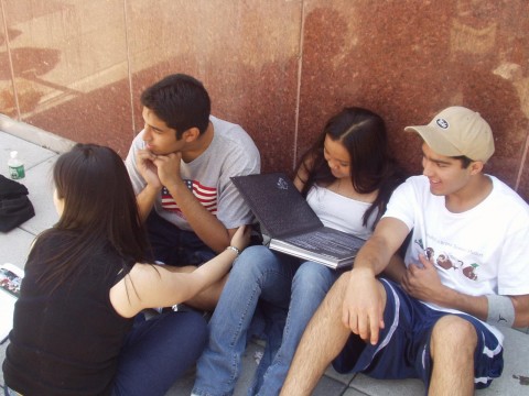 suhaib and ppl at skool