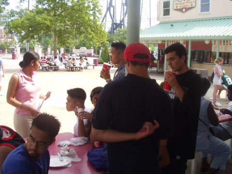 at six flagz (suhaibz there)